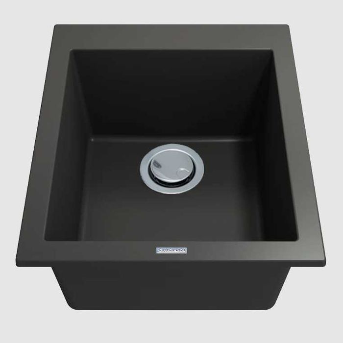 Chiuveta bucatarie granit CookingAid Cube ON4110 Negru Metalic