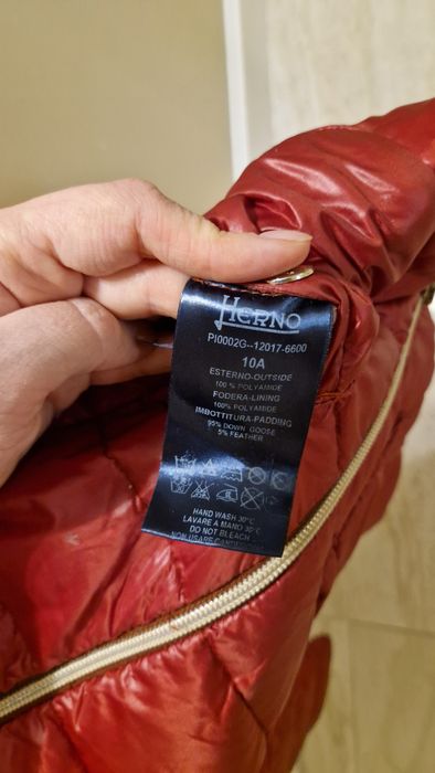 Детская куртка HERNO на девочку 10 лет