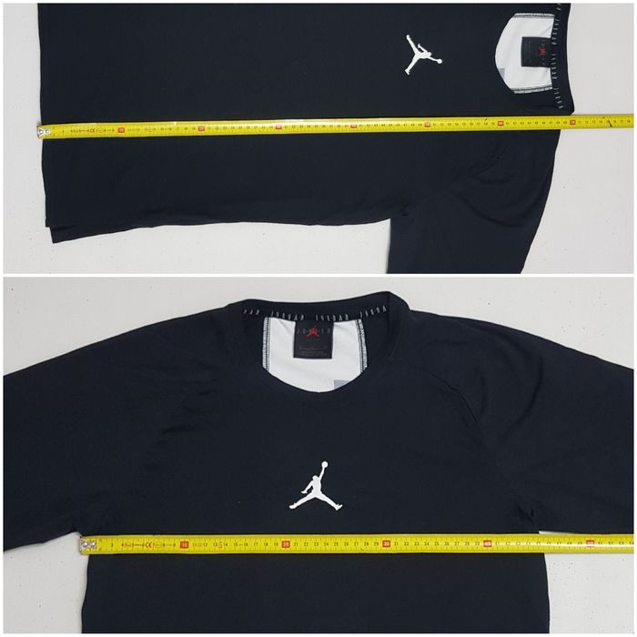 Tricou Jordan 23 ALPHA DRY negru, mărimea S ptr bărbați