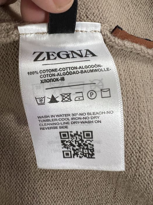 Pulover Zegna M cu fermoar – nou cu etichetă