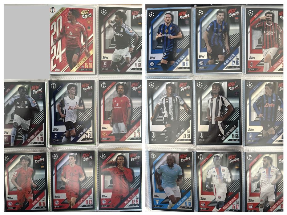 Set Cartonase New Signing Topps Match Attax 2024/2025