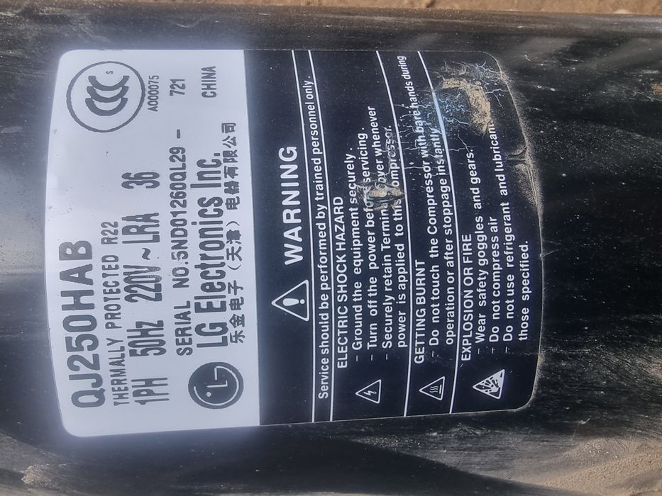 Наружные блок рабочии,компрессор