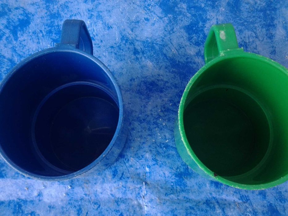Blue & Green, set 2 cani cesti cafea si ceai, 200 ml