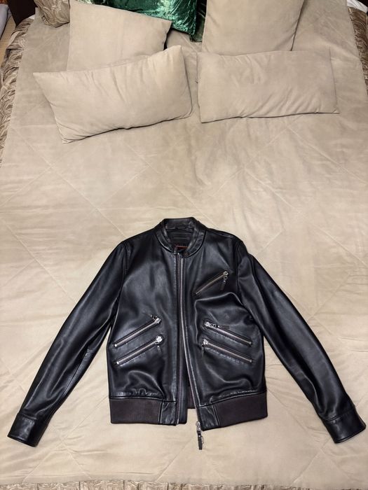 Натуральная кожаная куртка