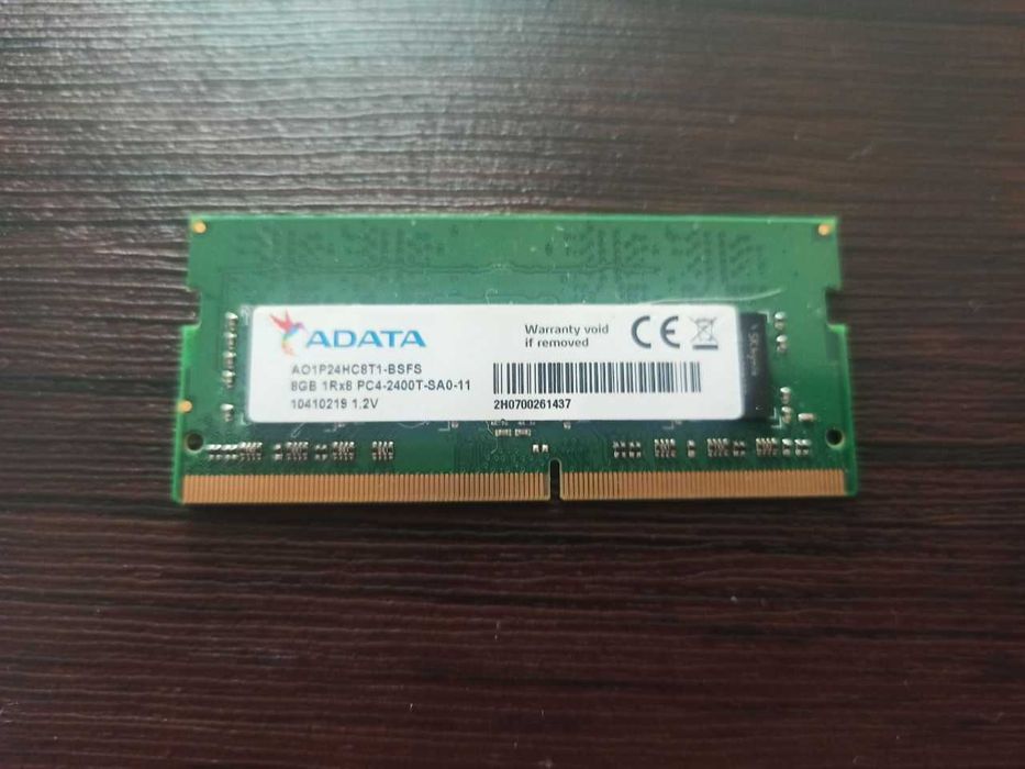 Продам Ram 8GB DDR4 и SSD 128GB для ноутбука