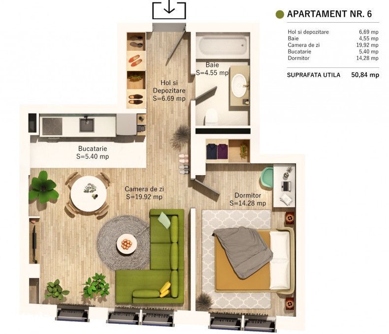 Proiect NOU | Apartamente de 2,3 si 4 camere | Centru / Parcul Central