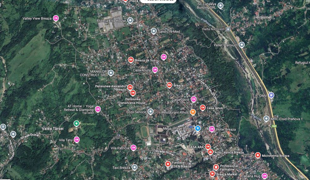 Intravilan Breaza 2281 m² - 15,65 Euro/ m² - IDEAL oportunitate imedia