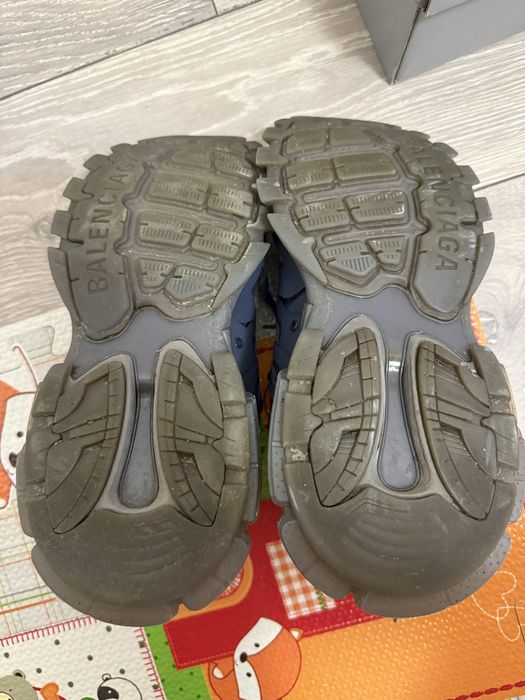 Balenciaga track navy blue clear sole .nr.42
