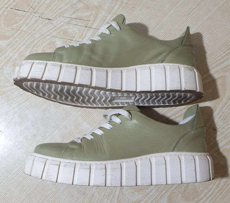 Кеды кожаные женские