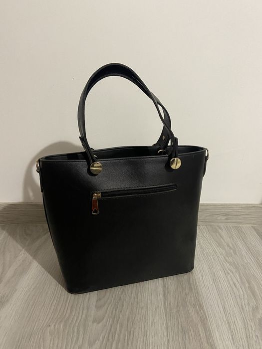 Официална дамска черна чанта