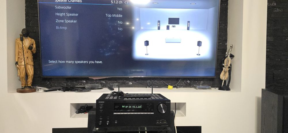 Receiver 7.2 Onkyo TX-NR686 Atmos Wifi Bluetooth 4k Usb Phono