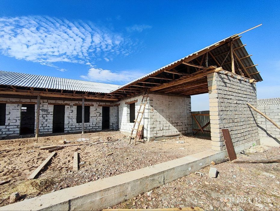 Срочна  Янги  ДСК да  5 хонали янги қурилган  уй сотилади