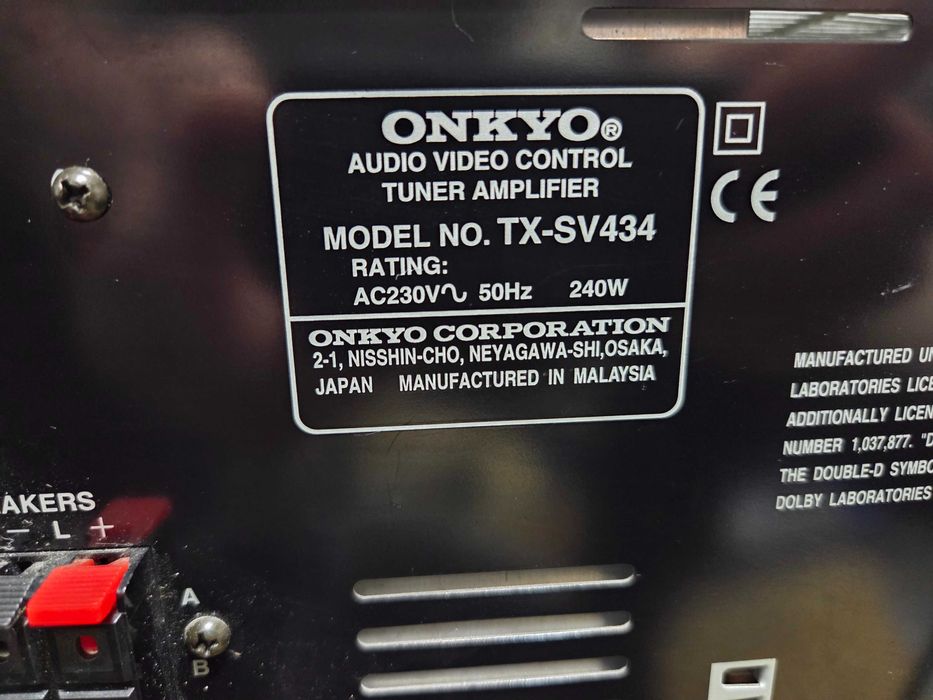 Amplificator Audio Onkyo TX-SV434 Statie Audio Amplituner Audio