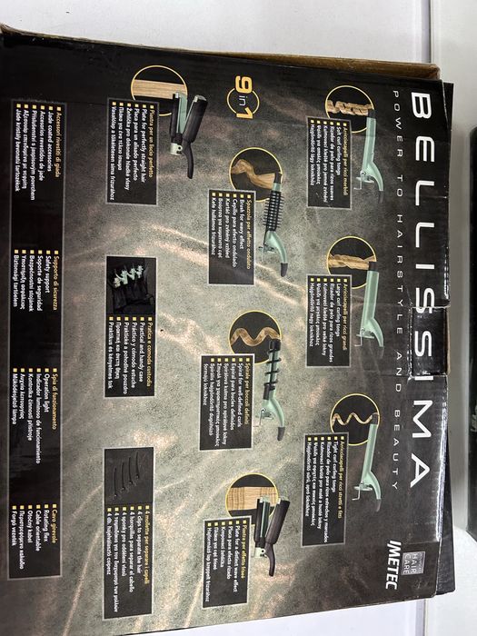 Комбинирана маша за коса и преса Bellissima