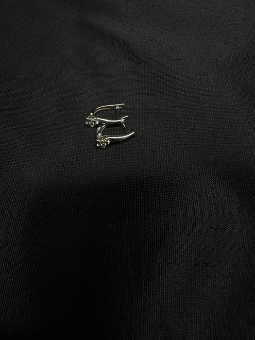 Бриллиантовые серьги 2.45 гр/Ortalyq