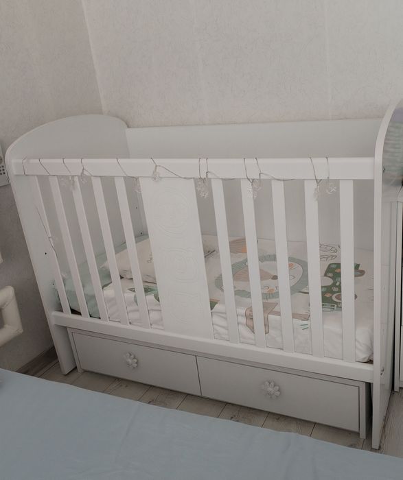 Детска Кошара JimmyLee +Матрак 60/120/10