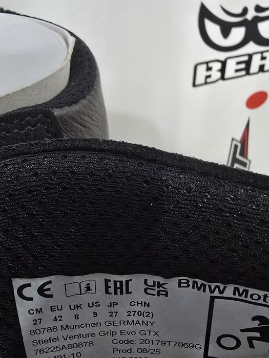 Cizme ghete moto BMW Venture Grip Evo GTX Gore-Tex 42