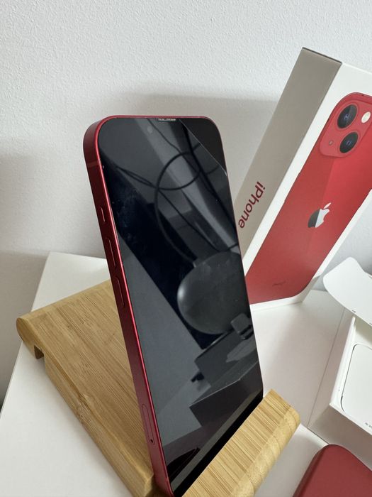 iPhone 13 Red, 128Gb, Bat 86%, Impecabil