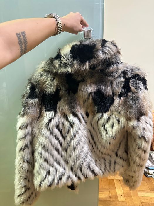 Оригинално палто от синтетичен косъм Bebe