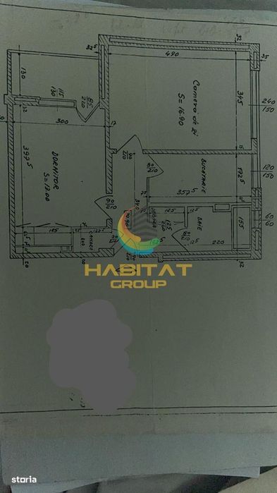 Brancoveanu piata Covasna vanzare 2camere decomandat renovat