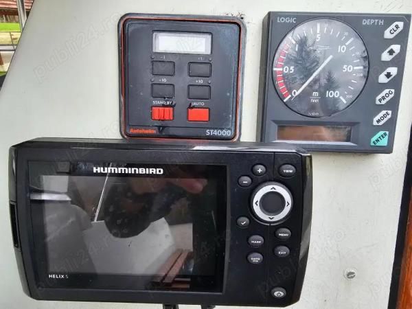 Velier barca Dufour motor Honda+motor electric înmatriculatRO schimb