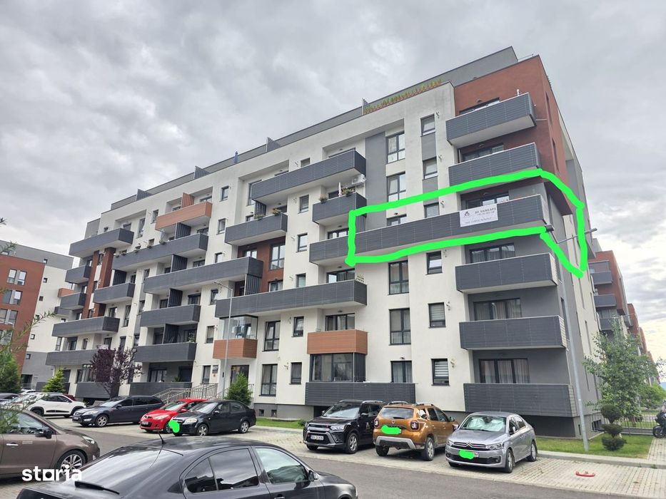 Apartament 2,5 camere 77 mp ,Parcare ,boxa Avantgarden 3 Brasov