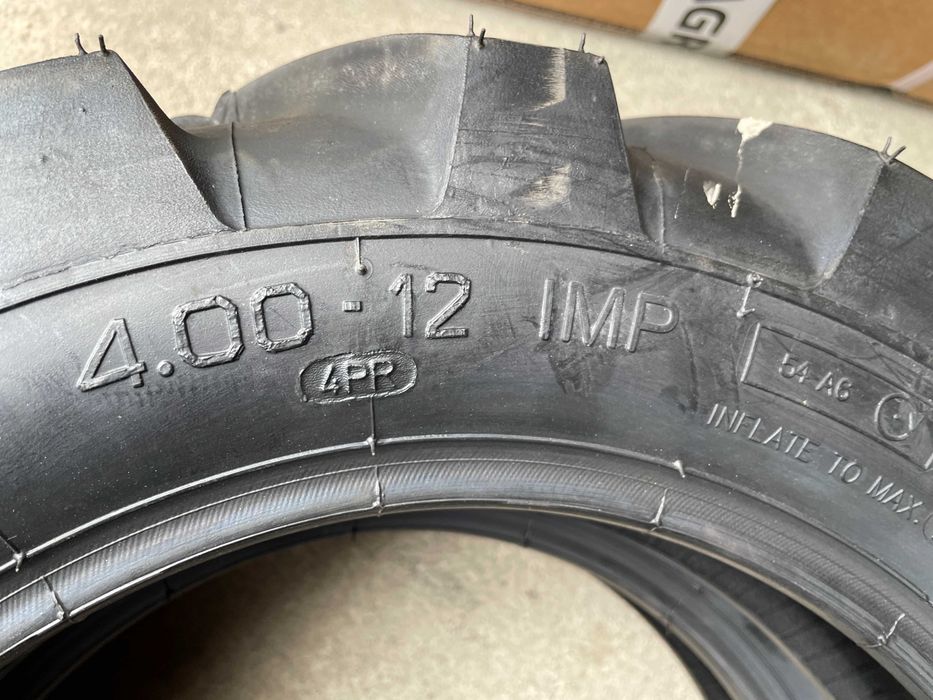 Anvelope noi 4.00-12 marca MITAS pentru motocultor
