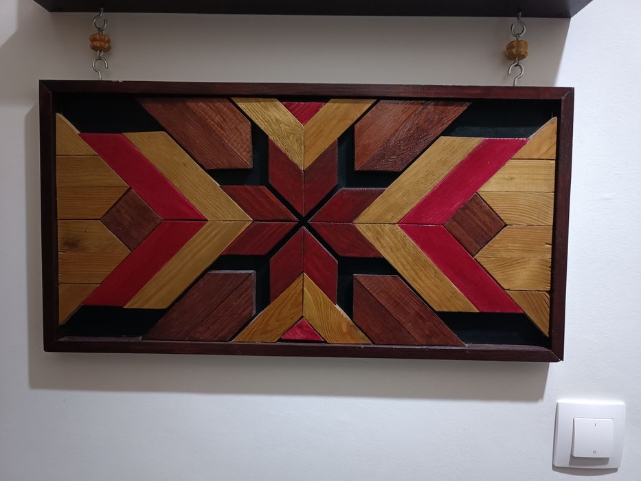 Декорация за стена от дърво