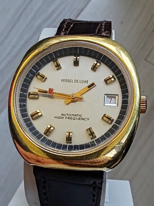 Ceas Verbel De Luxe Automatic Hight Frequency 36x38 mm-Funcționează Excelent!