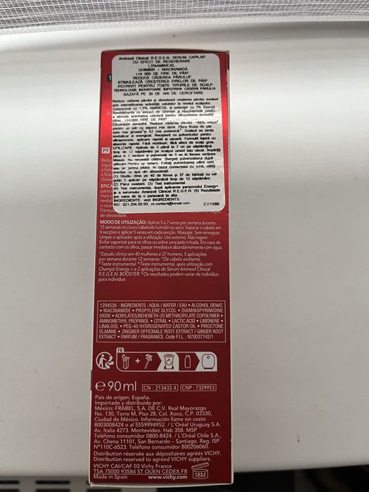 Vichy aminexil booster ser crestere a parului