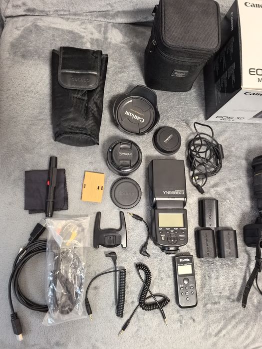 Canon 5d mark II + обективи + аксесоари