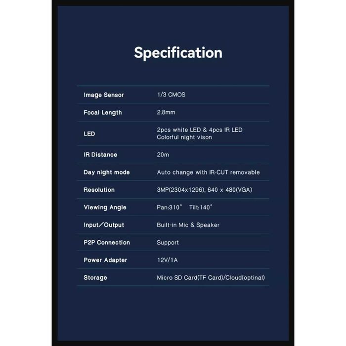 Безжична охранителна PTZ IP камера PIX-LINK K268, WiFi