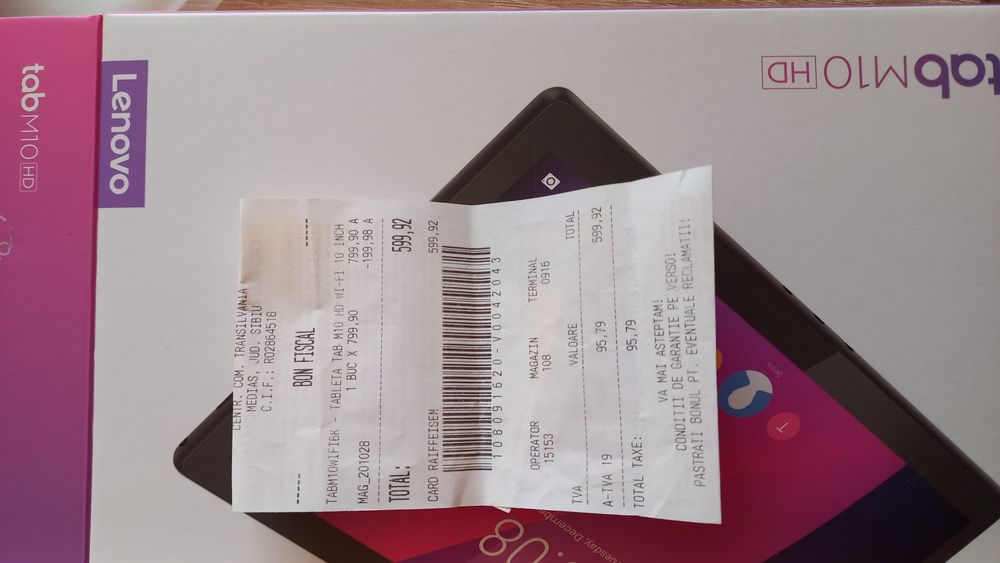 Tableta Lenovo M10 Preț.250 lei.