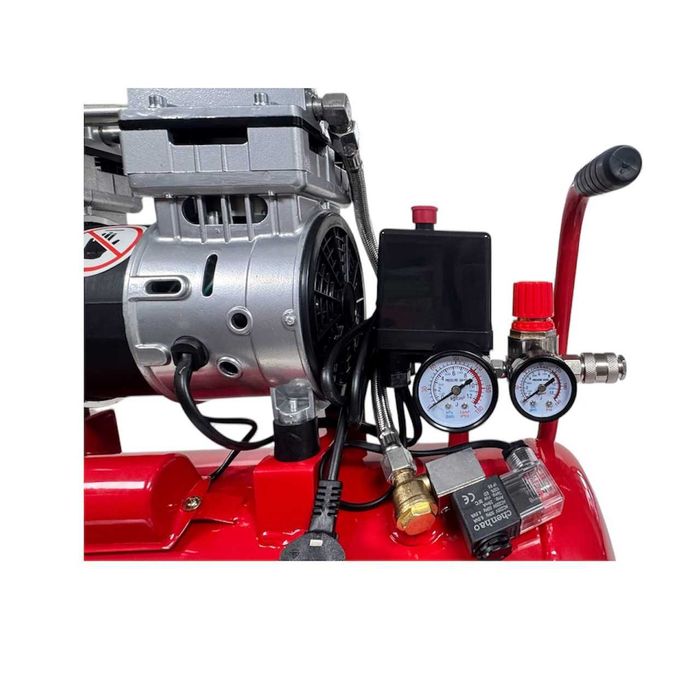 Въздушен Безмаслен компресор за въздух Greenyard 24л / 750W  обезшумен