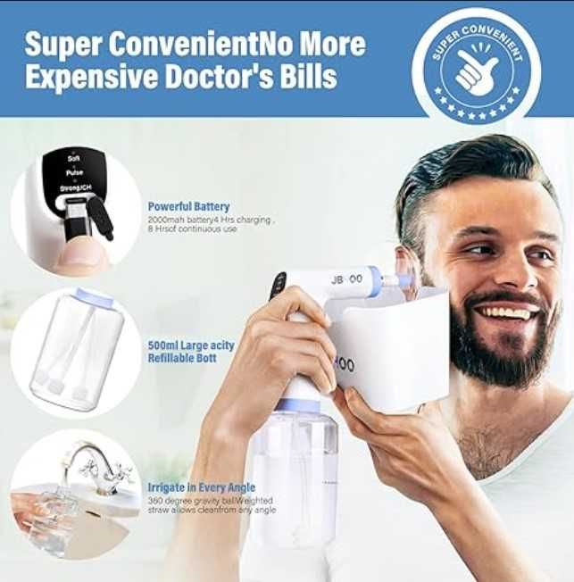 Set de curatare a urechilor, 4 moduri de presiune