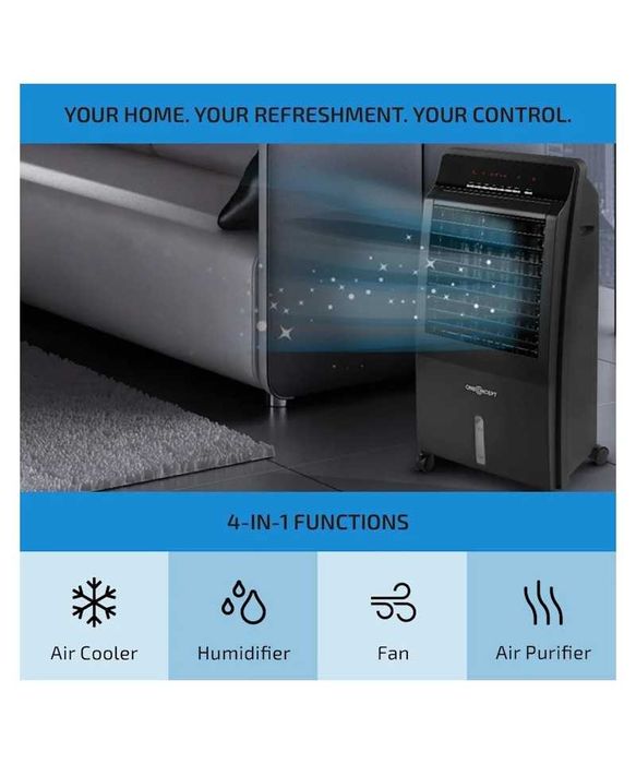 Aparat aer conditionat 4 in 1, OneConcept CTR-1, negru