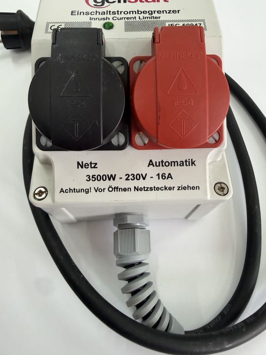 Gefistart – професионален ограничител на пусковия ток, 230 V / 16 A / 3500 W