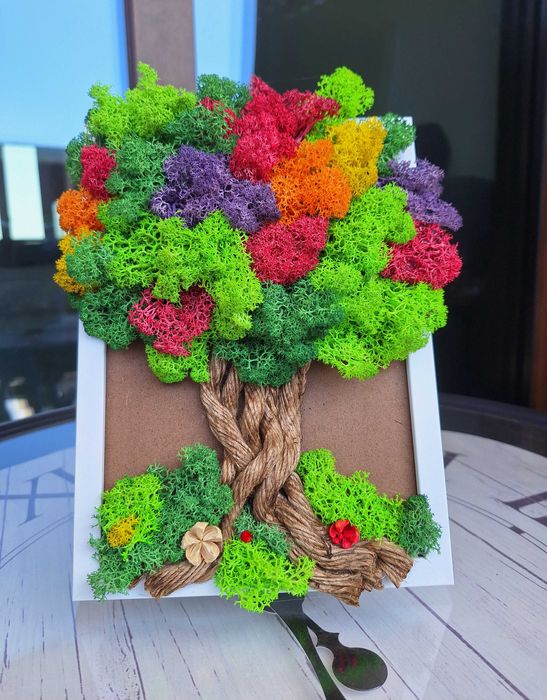 Декорации със скандинавски мъх