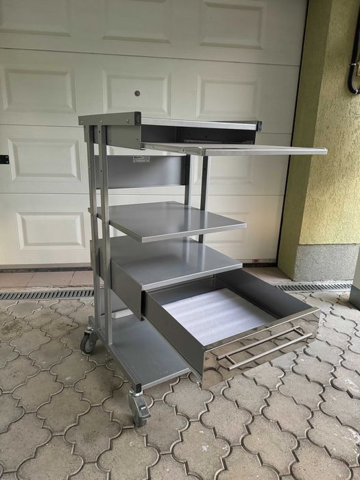 Troliu aparate medicale mobilier medical pentru calculator EKG ecograf