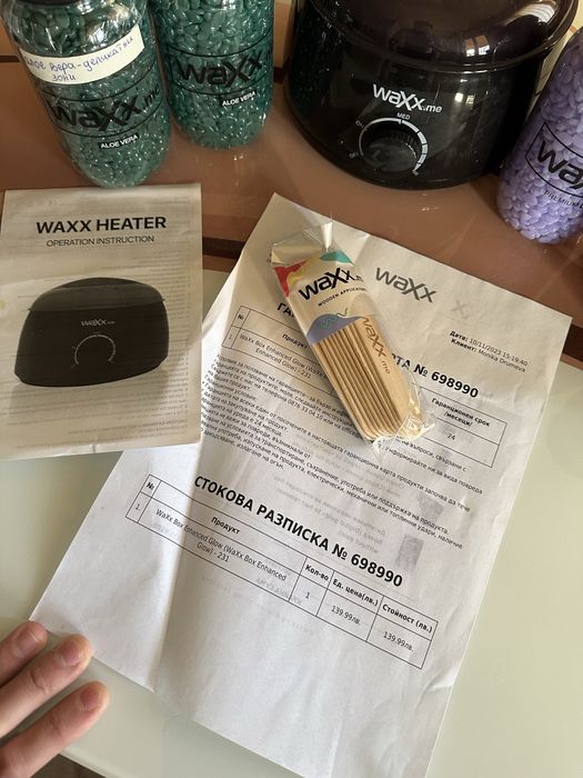 Wax box glow / кола масла комплект