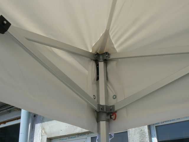 Алуминиеви шатри хармоника 3х3, 3х4.5, 3х6 - Professional, PVC 620гр/м