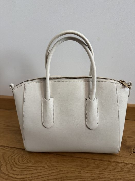 Furla Tessa Tote small bag чанта бяла