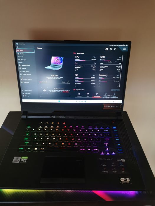 Laptop gaming  Asus Rog Strix, I7, RTX stare excelenta