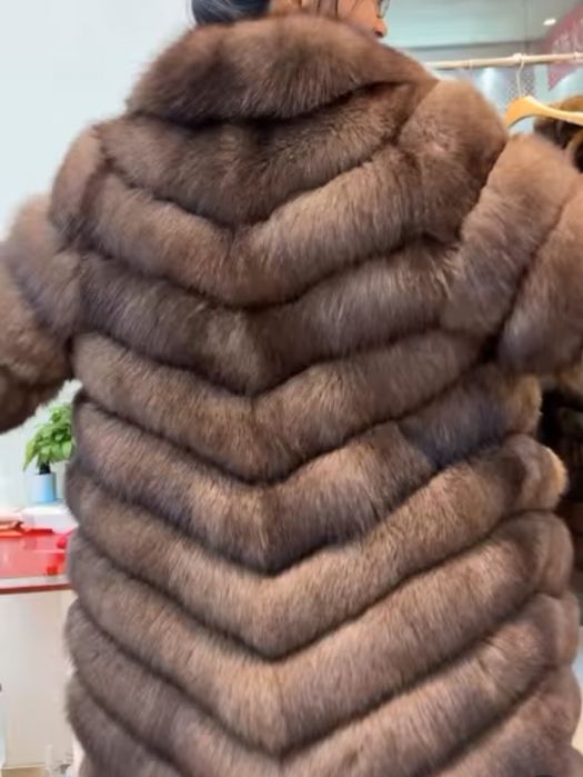 Шуба песец трансформер