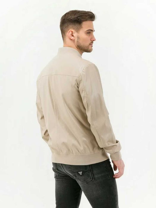 Guess Faux Leather Bomber Jacket ОРИГИНАЛНО мъжко яке - М