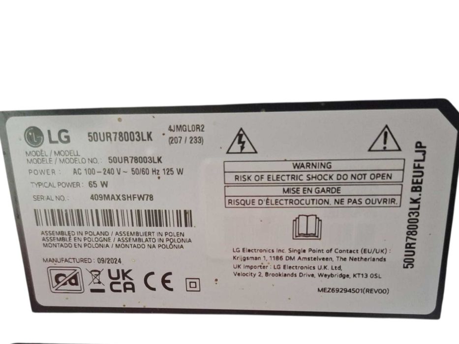 Smart Tv LG 128 Cm / Amanet Cashbook Deva