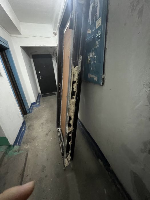 Дверь входная б/у полотно