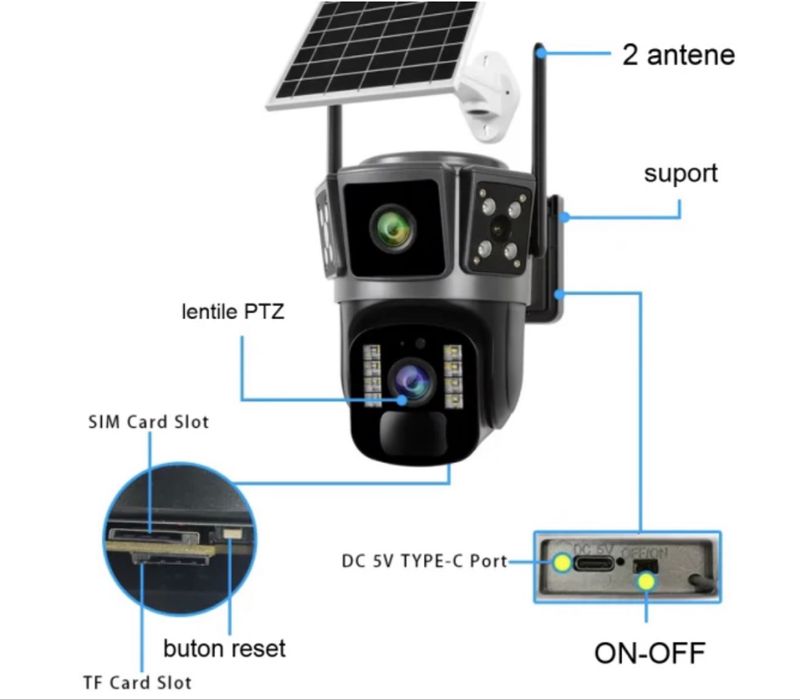 Camera supraveghere 360 4G