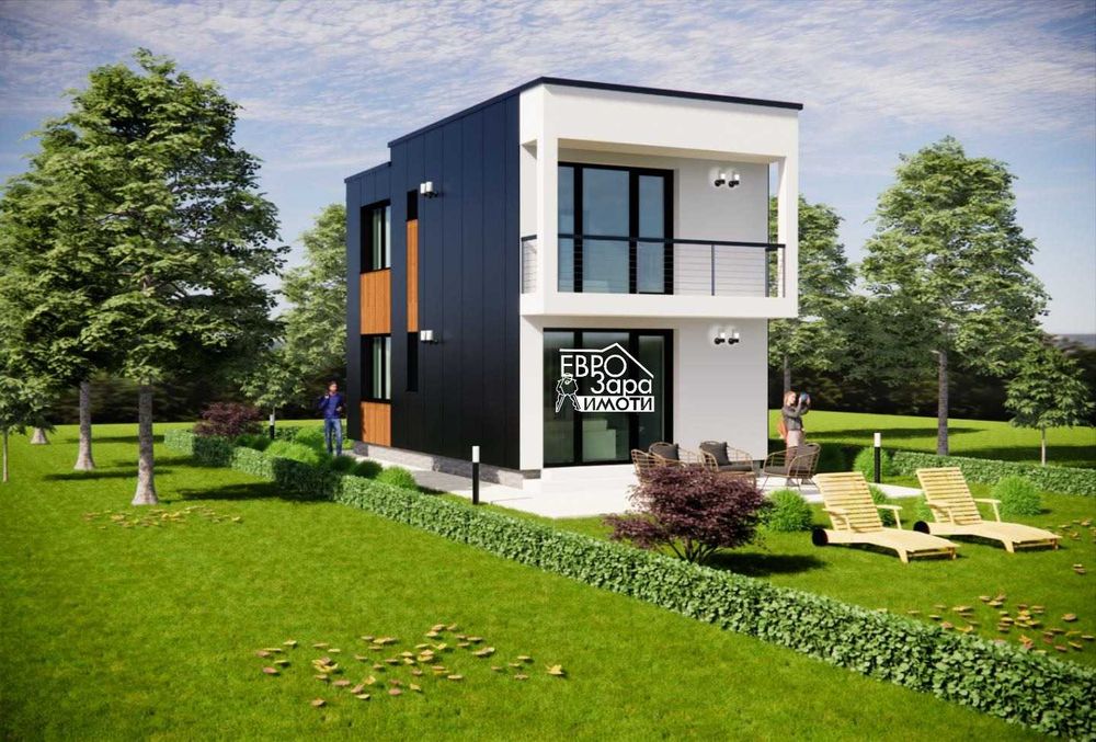 Двуетажни къщи за продажба в село Малка Верея