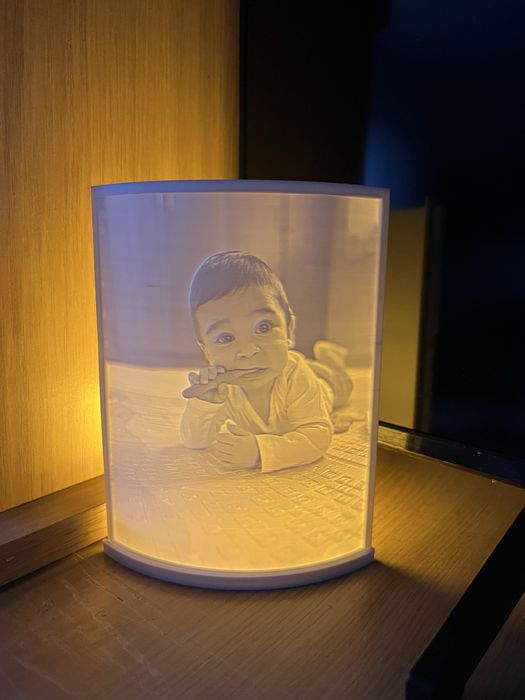 Персонализирана уникална 3D лампа